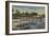 Silver Springs, FL - Waterfront View of Boat Landing-Lantern Press-Framed Art Print