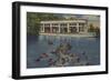 Silver Springs, Florida - View of Riverboat & Fish-Lantern Press-Framed Art Print