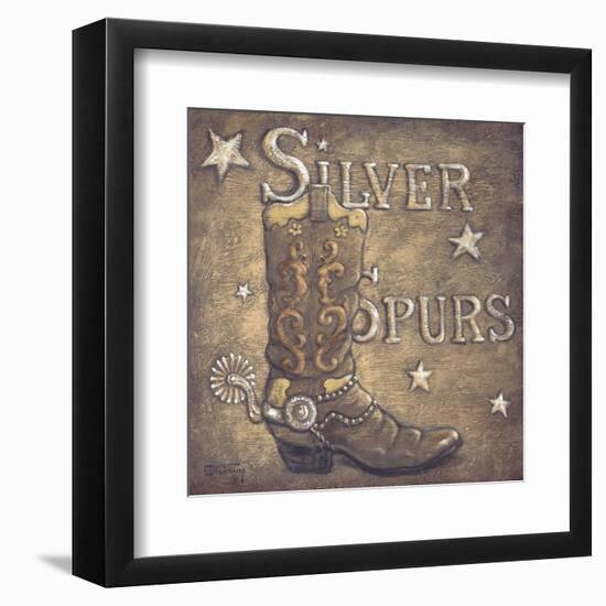 Silver Spurs-Janet Kruskamp-Framed Art Print