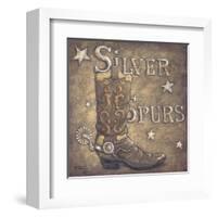 Silver Spurs-Janet Kruskamp-Framed Art Print