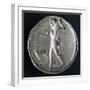 Silver Stater from Caulonia Depicting Male Nude, Verso, Greek Coins-null-Framed Giclee Print