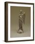 Silver Statue of Angel with its Arms Folded, Attributed to Italian Artist-null-Framed Giclee Print