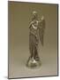 Silver Statue of Angel with its Arms Folded, Attributed to Italian Artist-null-Mounted Giclee Print