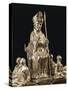 Silver Statue of Reliquary of Saint Eusebius-null-Stretched Canvas