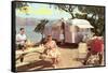 Silver Streak Travel Trailer-null-Framed Stretched Canvas