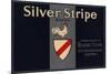 Silver Stripe Brand - Sespe, California - Citrus Crate Label-Lantern Press-Mounted Premium Giclee Print