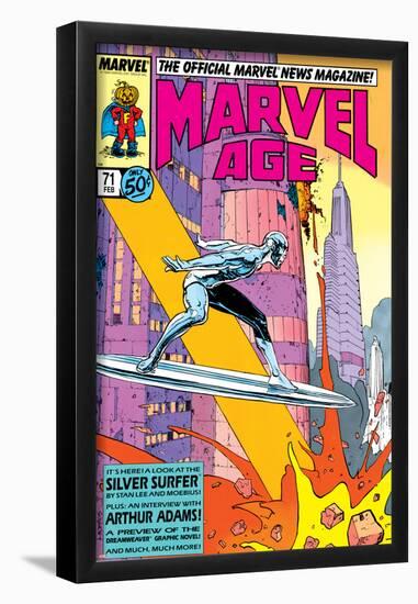 Silver Surfer By Stan Lee and Moebius No. 1: Silver Surfer-null-Framed Poster
