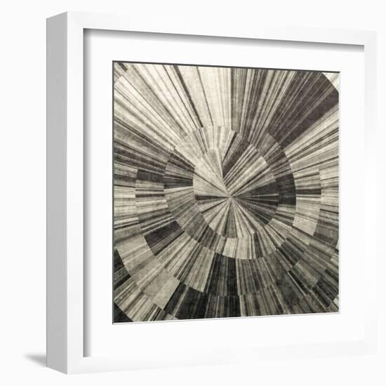 Silver Swirl-Mali Nave-Framed Giclee Print