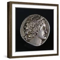 Silver Tetradrachm Bearing Image of Ptolemy I Soter, Recto, Egyptian Coins, 4th-3rd Century AD-null-Framed Giclee Print