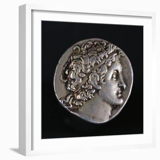 Silver Tetradrachm Bearing Image of Ptolemy I Soter, Recto, Egyptian Coins, 4th-3rd Century AD-null-Framed Giclee Print