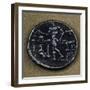 Silver Tetradrachm Depicting Young Man Making Offering in Front of Altar-null-Framed Premium Giclee Print