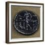 Silver Tetradrachm Depicting Young Man Making Offering in Front of Altar-null-Framed Giclee Print