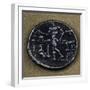 Silver Tetradrachm Depicting Young Man Making Offering in Front of Altar-null-Framed Giclee Print