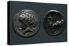 Silver Tetradrachm from Western Noricum, Celtic Coins BC-null-Stretched Canvas