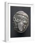 Silver Tetradrachm of Danube Celts Profile of Man Wearing Diadem, Recto, Celtic Coins BC-null-Framed Giclee Print
