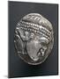 Silver Tetradrachm of Danube Celts Profile of Man Wearing Diadem, Recto, Celtic Coins BC-null-Mounted Giclee Print