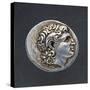 Silver Tetradrachm of Lysimachus Depicting Zeus Ammon, Recto, from Amphipolis-null-Stretched Canvas