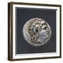 Silver Tetradrachm of Lysimachus Depicting Zeus Ammon, Recto, from Amphipolis-null-Framed Giclee Print