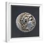 Silver Tetradrachm of Lysimachus Depicting Zeus Ammon, Recto, from Amphipolis-null-Framed Giclee Print