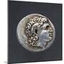 Silver Tetradrachm of Lysimachus Depicting Zeus Ammon, Recto, from Amphipolis-null-Mounted Giclee Print