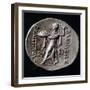 Silver Tetradrachm of Philip V of Macedonia Depicting Minerva, Verso, Greek Coins-null-Framed Giclee Print