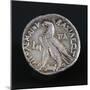 Silver Tetradrachm of Ptolemy I Soter, Depicting Eagle on Thunderbolt, Verso, Egyptian Coins-null-Mounted Giclee Print