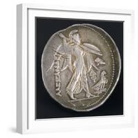 Silver Tetradrachm of Ptolemy I Soter-null-Framed Giclee Print