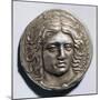 Silver Tetradrachm with Male Figure, Recto, Greek Coins BC-null-Mounted Giclee Print