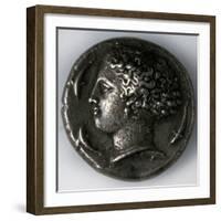 Silver Tetradrachma from Syracuse, 5th-4th Century Bc-null-Framed Photographic Print
