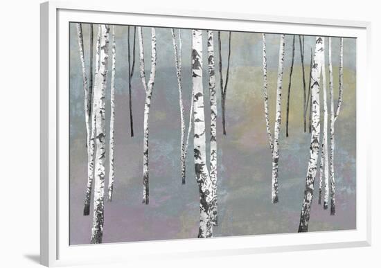 Silver Trees II-Tania Bello-Framed Giclee Print