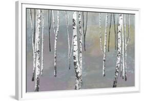 Silver Trees II-Tania Bello-Framed Giclee Print