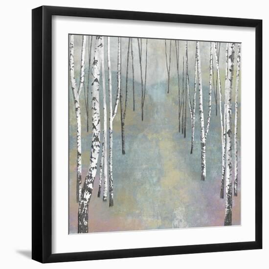 Silver Trees Path I-Tania Bello-Framed Giclee Print