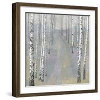 Silver Trees Path II-Tania Bello-Framed Giclee Print