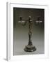 Silver Two Branch Candelabra-Carlo Bononi-Framed Giclee Print