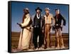 Silverado by LawrenceKasdan with Danny Glover, Kevin Kline, Scott Glenn and Kevin Costner, 1985 (ph-null-Framed Stretched Canvas