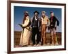 Silverado by LawrenceKasdan with Danny Glover, Kevin Kline, Scott Glenn and Kevin Costner, 1985 (ph-null-Framed Photo