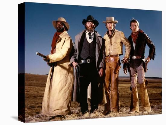 Silverado by LawrenceKasdan with Danny Glover, Kevin Kline, Scott Glenn and Kevin Costner, 1985 (ph-null-Stretched Canvas