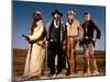 Silverado by LawrenceKasdan with Danny Glover, Kevin Kline, Scott Glenn and Kevin Costner, 1985 (ph-null-Mounted Photo