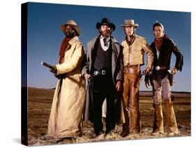 Silverado by LawrenceKasdan with Danny Glover, Kevin Kline, Scott Glenn and Kevin Costner, 1985 (ph-null-Stretched Canvas