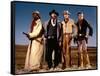 Silverado by LawrenceKasdan with Danny Glover, Kevin Kline, Scott Glenn and Kevin Costner, 1985 (ph-null-Framed Stretched Canvas