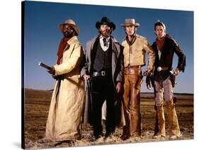 Silverado by LawrenceKasdan with Danny Glover, Kevin Kline, Scott Glenn and Kevin Costner, 1985 (ph-null-Stretched Canvas