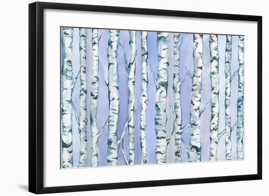 Silverbirch Forest-Elizabeth Rider-Framed Giclee Print