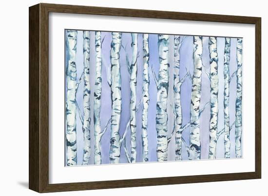 Silverbirch Forest-Elizabeth Rider-Framed Giclee Print