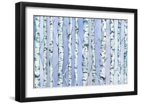 Silverbirch Forest-Elizabeth Rider-Framed Giclee Print