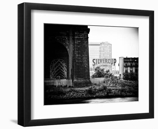 Silvercup Studios, Roosevelt Island for the Ed Koch Queensboro Bridge, Long Island City, New York-Philippe Hugonnard-Framed Art Print