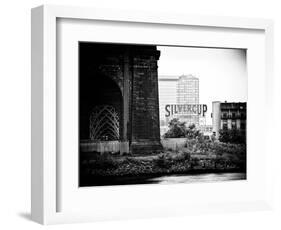 Silvercup Studios, Roosevelt Island for the Ed Koch Queensboro Bridge, Long Island City, New York-Philippe Hugonnard-Framed Art Print