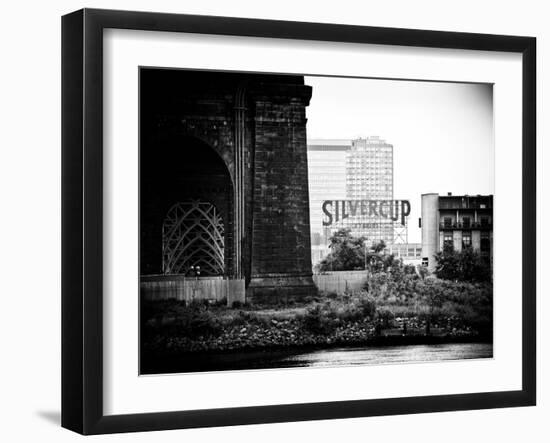 Silvercup Studios, Roosevelt Island for the Ed Koch Queensboro Bridge, Long Island City, New York-Philippe Hugonnard-Framed Art Print