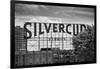 Silvercup Studios Sign in Long Island City, NY in Black and White-null-Framed Photo