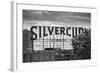 Silvercup Studios Sign in Long Island City, NY in Black and White-null-Framed Photo