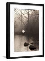 Silvered Morning Pond-Heather Ross-Framed Giclee Print